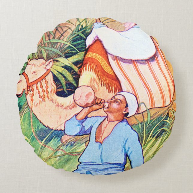 Almofada Redonda No Oasis (Frente)