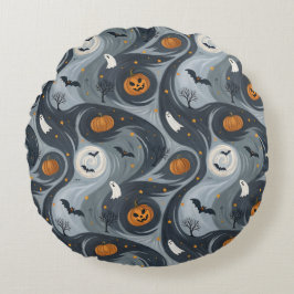 Almofada Redonda Noite de Morte de Halloween