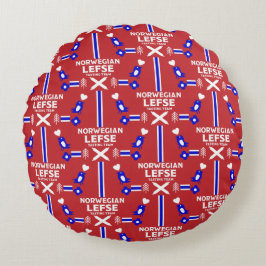 Almofada Redonda Norueguês - Esquerda Flatpão Apron