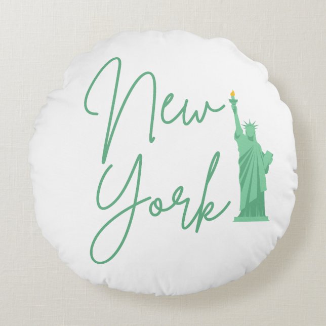 ALMOFADA REDONDA NOVA IORQUE (Frente)