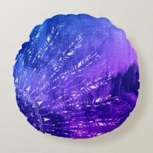 Nuvens de Mandala Azul Nuvens Boho Lâmina Boêmia