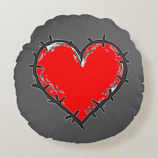 Almofada Redonda O amor é (Frente)