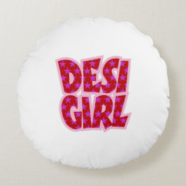 Almofada Redonda O bebê indiano favorece ideias de presentes no Chá