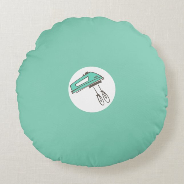 Almofada Redonda O diário de uma porca da Semi-Saúde Whisk o (Frente)