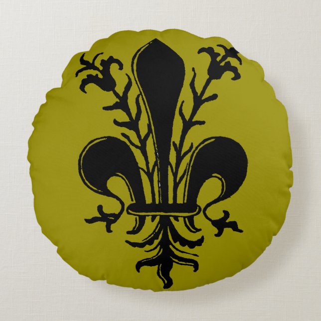 Almofada Redonda O dispositivo de impressora, 1514 (Frente)