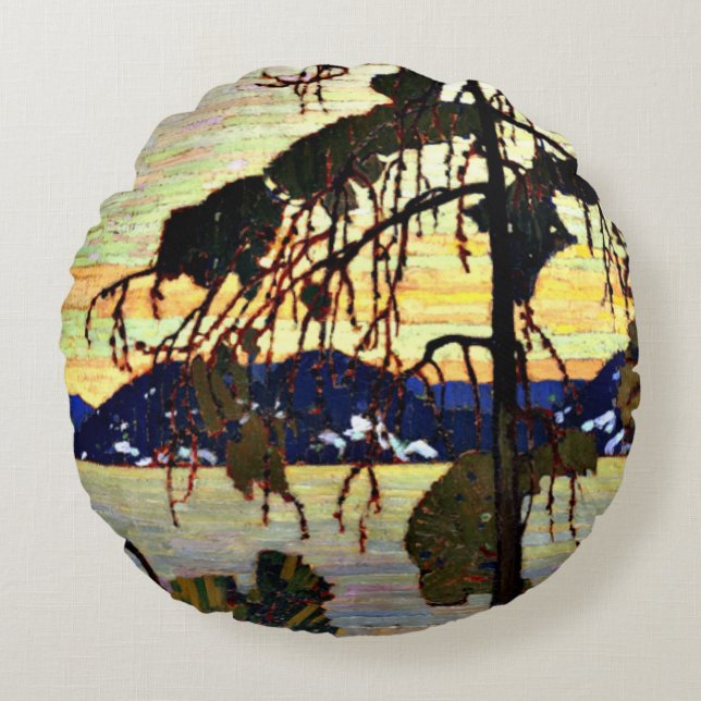 Almofada Redonda O Jack Pine (Frente)