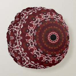 Almofada Redonda O Labirinto Escarlate