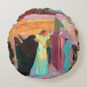 Almofada Redonda O levantamento de Lazarus, 1919