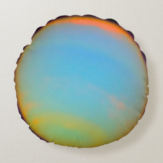 Almofada Redonda O Planeta Netuno