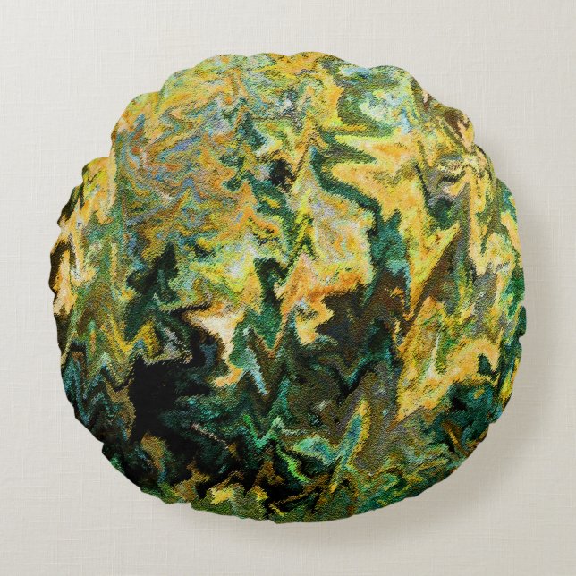 Almofada Redonda O tapete... (Frente)