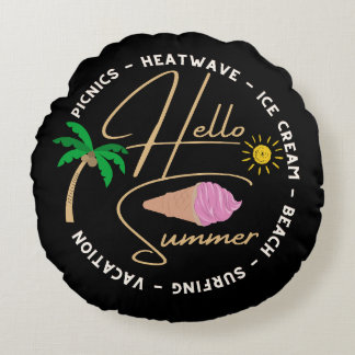 Almofada Redonda oi, travesseiro de verão