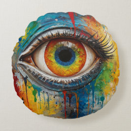 Almofada Redonda olho convidativo