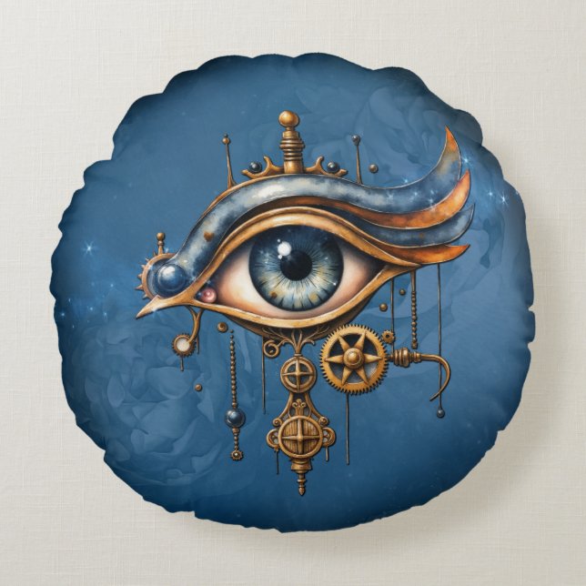 Almofada Redonda Olhos do Universo (Frente)