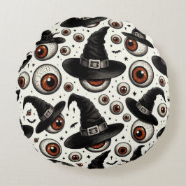 Almofada Redonda Olhos Witchy