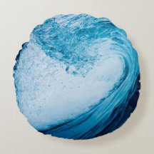 Onda Rolante Do Oceano Em Toneladas De Azul