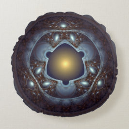 Almofada Redonda Ornamento mágico místico frito