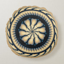 Ornamento redondo moderno em espiral