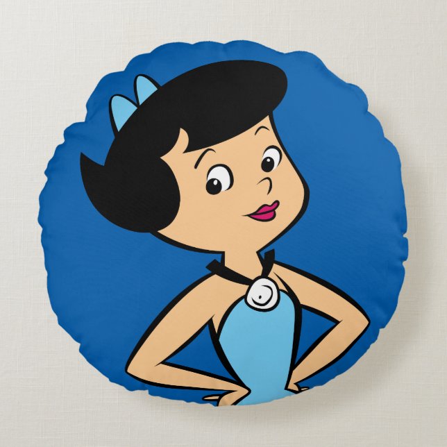 Almofada Redonda Os Flintstones | Betty Rubble (Frente)