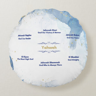 Almofada Redonda Os Nomes Do Travesseiro Redondo De Deus