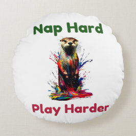 Almofada Redonda Otter