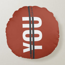 Almofada Redonda Own Your Story Shirt – Bold Motivational Quote