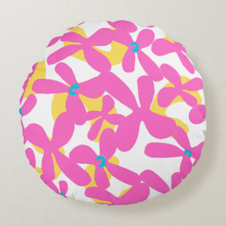 Almofada Redonda Padrão da ventoinha