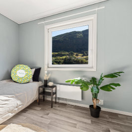 Almofada Redonda Padrão de aquarela de limão simples