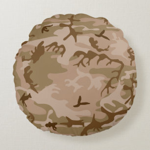 Almofada Redonda Padrão de Camuflagem do Deserto, Padrão Militar, E