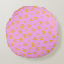 Padrão de Flor de Hippie Cor-de-Rosa-Cor-de-Pré-Pi