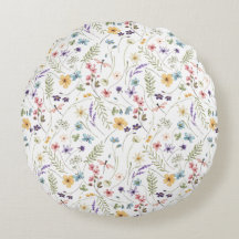 Padrão De Flor Selvagem E Borboletas