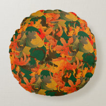 Padrão de Folhas de outono para o Travesseiro deco