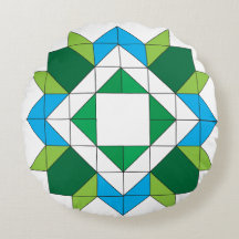 Padrão de Mosaico de Estrela de Colcha Geométrica