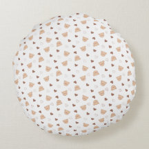 Padrão de ursinho com Corações