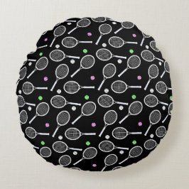 Almofada Redonda Padrão do rack tênis