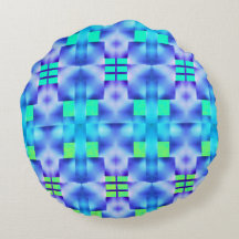 Padrão em formas azul e verde claro em negrito