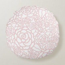 Padrão Floral Rosa Empoeirado