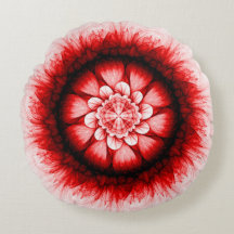 Padrão floral vermelho moderno