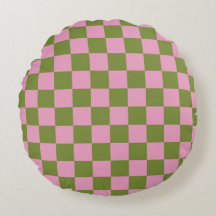 Padrão Gingham Verdejado Rosa