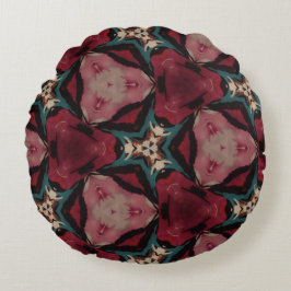 Almofada Redonda Padrões Geométricos Clássicos de Marrocos