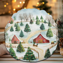 Paisagem russa de inverno com árvores de flores