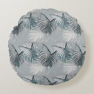 Almofada Redonda Palm Leo Estampa de Animal Glam 2