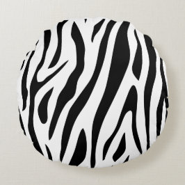 Almofada Redonda Pantera Negra por Toshi Yoshida Wood