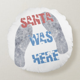 Almofada Redonda Papais noeis Aqui