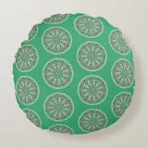 Papel de embrulho de Natal com ornamentos vintage