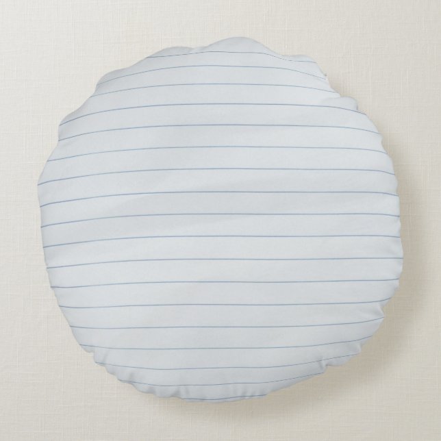 Almofada Redonda Papel ligado (Verso)