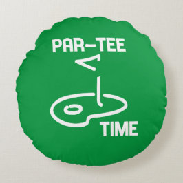 Almofada Redonda Par-Tee Time White
