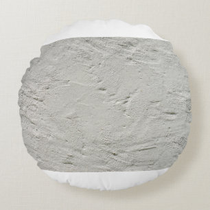 Almofada Redonda Parede de gesso de textura rugosa