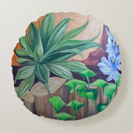 Almofada Redonda Partido das Plantas