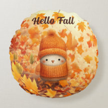 Pássaro de outono bonito vestido para outono