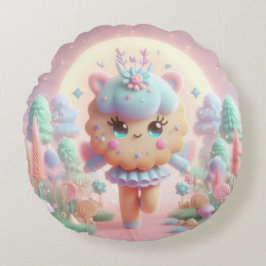 Almofada Redonda Pastel Cookie Fairy
